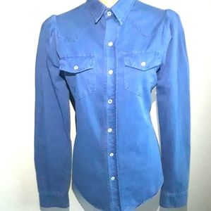 Torn By Ronny Kobo Women's Denim Shirt